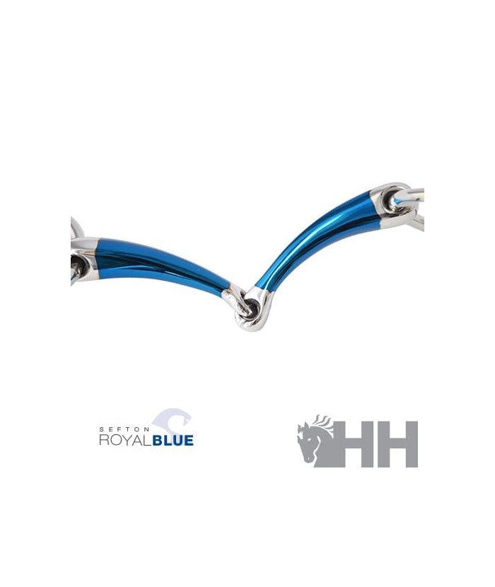 Filete Sefton Royal Blue Oliva Embocadura Partida Curva Con Bloqueo ...